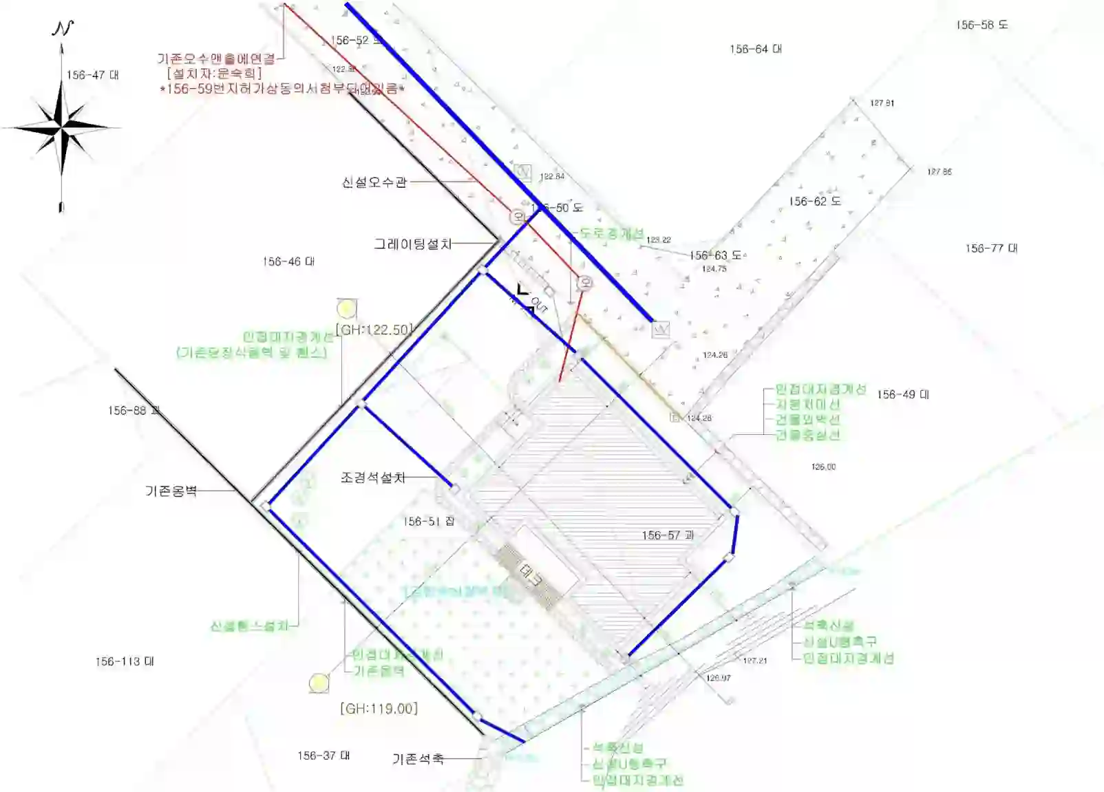 회덕동 156-51 배치도 이미지